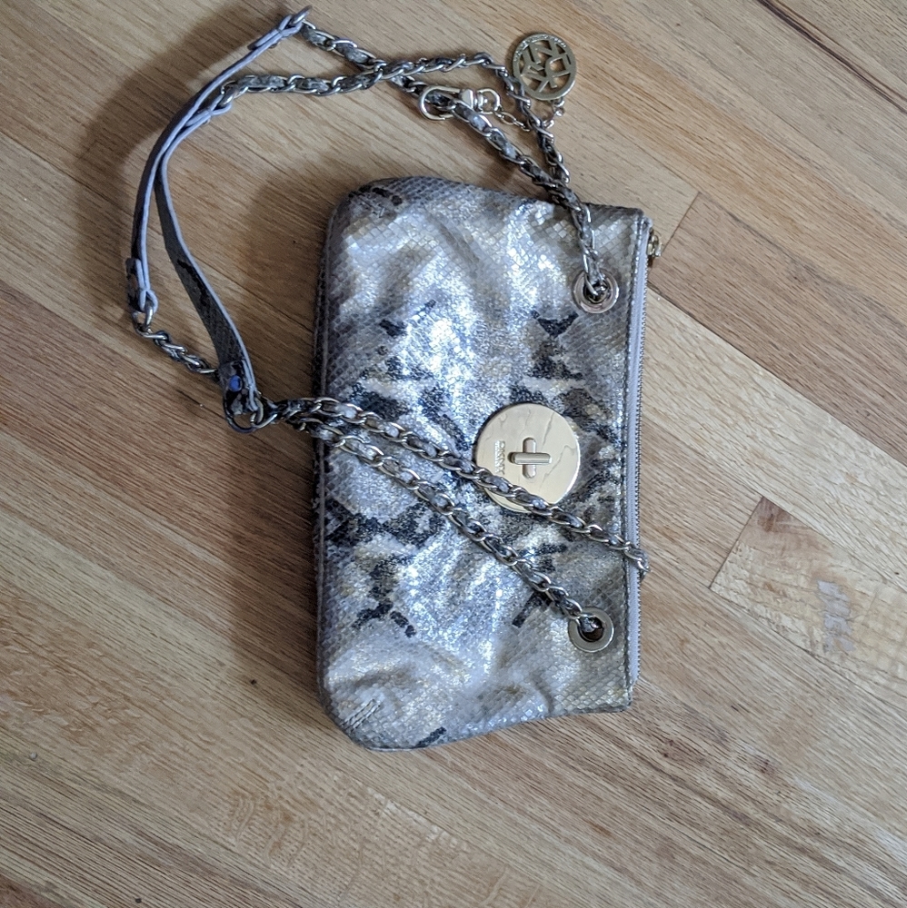 DKNY little purse, leather